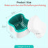 Annhua Retainer Cleaning Case - Large Partial Denture Case with Strainer, ABS Travel Cups for Soaking Dentures