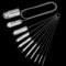 10 Pcs Flexible Drain Brush Set, Pipe Cleaners Brush, Stainless Steel Double-Ended Hose Brush for Home Kitchen