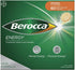 Berocca Energy Effervescent Tablets, Vitamin B & C, Orange Flavour, 60 Pack