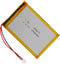 Winfox 3.7V 2500mAh 385677 Lipo Battery Rechargeable Lithium Polymer Battery Pack with JST
