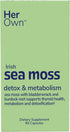 Her Own Irish Sea Moss Capsules, 60 Count, Burdock Root, Bladderwrack, Detox, Immune Support, Nutrient Rich