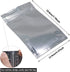 50 Pack Mylar Bags - 5.5x7.8 Inch Resealable Clear Zip Lock Food Storage Bags, Food Safe Plastic Aluminum Material