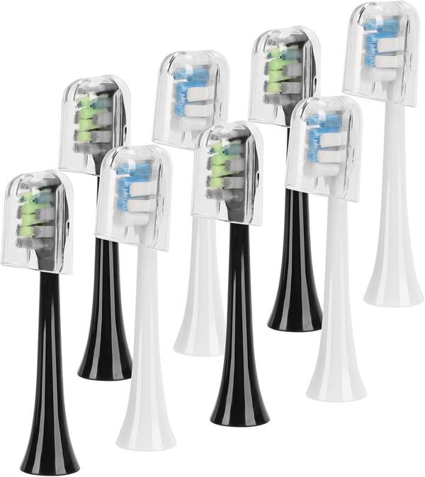 Linkidea Replacement Electric Toothbrush Head, 8 Pack, Soft Brush Heads Compatible with Philips Sonicare