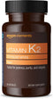 Amazon Elements Vitamin K2 100 mcg, Vegan, 65 Capsules, 2 Month Supply