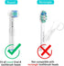 Electric Toothbrush Travel Case, Hard Storage Case, 6 Toothbrush Cover Caps, Fits Oral-B/Philips Sonicare