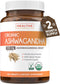 USDA Organic Ashwagandha Supplement, High Potency Pills with Black Pepper, Vegan, 2 Months Supply