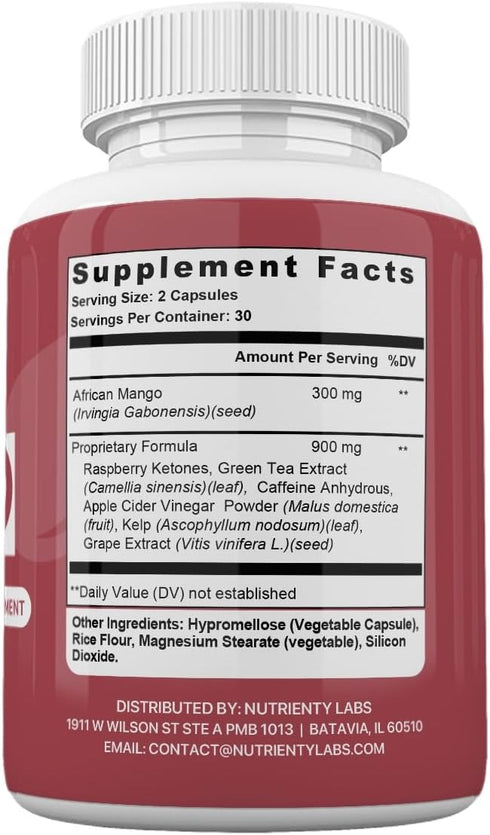 Zonata (60 Count) Lipojaro Capsules with Apple Cider Vinegar & Raspberry, Lipojaro Supplement