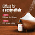 Set Set 2x1 oz Ginger Essential Oil for Belly Fat & Pain & Grapefruit Essential Oil for Diffuser - Aromatherapy Grade