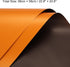 MECCANIXITY 10 Pcs Double Sided Color Flower Wrapping Paper, Orange+Brown, 22.8"x22.8" Waterproof for DIY Crafts