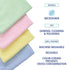 Boardwalk Microfiber Cleaning Cloths, 16 x 16, Yellow, 24/Pack