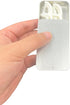 2 Pack Dental Floss Portable Case - Refillable Glide Floss, Storage for 24 Picks, Travel Floss Box (Silver)