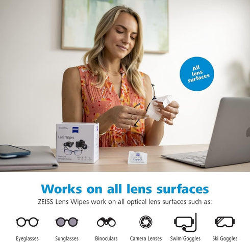 Xllent Pack 250 ZEISS Lens Wipes of Individuly Wrapped Wipes