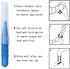 ewinever 50 Count Interdental Brush, Toothpick Tooth Flossing Head, Oral Dental Hygiene Tool (Red+Blue)