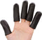Povihome Black Finger Protectors, Moisturizing Thumb and Finger Covers, Elastic Cracked Finger Sleeves