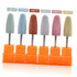 Mobestech Nail Art Silicone Polisher - Silicone Drill Bits for Nails, Electric Nail Drill Accessories Set for Manicure