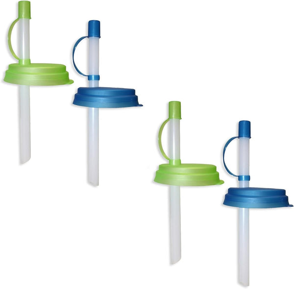 Jokari 4 Count Sip and Seal Soda Straws for Canned Beverages