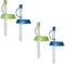 Jokari 4 Count Sip and Seal Soda Straws for Canned Beverages