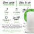Vital Green Crystal Potassium Alum Deodorant, Unscented Mineral Deodorant for Men, Women & Athletes, 2.12oz