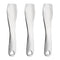 Sibba 3 PCS Facial Spatula Massage Eye Roller, Stainless Steel Applicator Wand for Face Cream and Lotion
