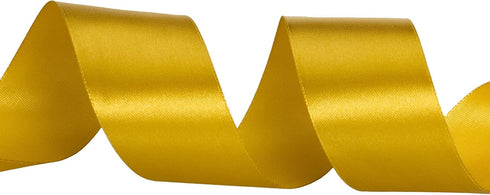 YASEO 1 1/2 Gold Solid Satin Ribbon, 50 Yards Craft Fabric Ribbon for Gift Wrapping