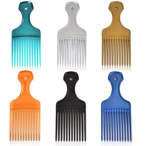 Random Color Salon-Style Hair Pick and Barber Comb, Quality Hair Care Comb for Thick Hair