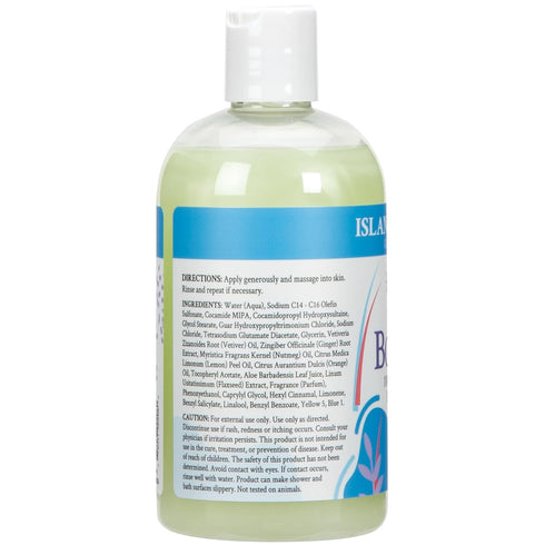 Ginger Lily Farms Botanicals Nourishing Body Wash, Island Tranquility, 100% Vegan, Green Tea & Lemongrass Scent, 12 Fl