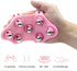 Glove Massager Palm Shaped Hand Massage Manual 7 360-degree-roller Mental Roller Ball? Pink