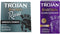 TROJAN BareSkin Raw Thin Condoms 24 Count with Studded Bareskin Lubricated Condoms 10