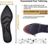 Shoe Insoles Women, Breathable Arch Support Insoles, 5D Sponge Comfort Insoles and High Heel Inserts (Black)