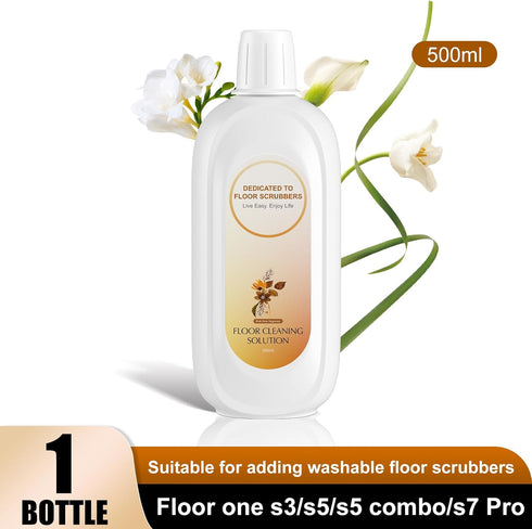 Floral Fragrance Floor Cleaning Solution, Compatible with Tineco, Deep Cleans Multiple Hard Floors, Suitable for Robot