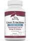Terry Naturally Liver Fractions - 90 Capsules, Beef Liver Concentrate for Energy & Stamina, Non-GMO