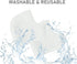 VivoFoot 2 Pairs Gel Heel Protectors, Silicone Heel Cups & Ankle Protectors for Heel Pain Relief