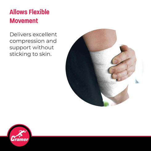 Cramer Neoprene Ankle Compression Sleeve, Best Ankle Support for Runners, Gentle Compression & Recovery, Black, 10-12"