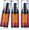 RONRONS Airless Pump Bottles - 0.5 oz Travel Size Dispenser for Skincare Serum, Lotion, Foundation (3 Pieces)