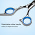 ULG Professional Hair Cutting Scissors 6.5 inch Right-Hand Razor Edge Barber Shears, Blue Japanese Stainless Steel