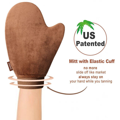 Self Tanner Mitt Applicator, US Patent Self Tanning Mitt, Sunless Tanning Glove