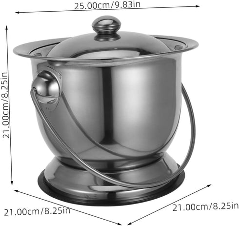 Stainless Steel Portable Urinal for Travel and Home Use
