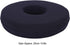 Sitting Cushion, Circular Shaped Wheelchair Nursing Bed Sore Pad for Pain Relief, Black Easy Cleaning Donut Pillow for Tailbone Pain, Hemorrhoid Pillow for Home Office Chair (9.8in)
