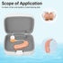 Waterproof Hearing Aid Case, Portable Hard Storage Box Organizer for Sound Amplifier, Drop Resistant