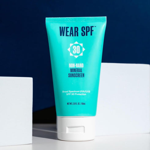 Non-Nano Mineral Sunscreen SPF 30, Broad-Spectrum Reef-Safe Zinc Oxide Lotion for Face and Body
