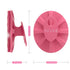 Silicone Body Scrubber, Gentle Exfoliating Shower Bath Wash Brush for Sensitive Skin, Easy to Clean, 1 Pack, Pink