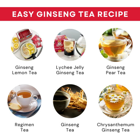 Baumann Premium American Ginseng Tea Bags (20 Bags) - Authentic Panax Wisconsin Grown Herbal Tea for Enhanced Focus &