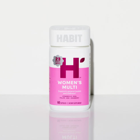 HABIT Womens Multi Supplement (60 Capsules) - New Look, Supports General Health & Wellness, 23 Essential Vitamins and