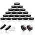 ZEJIA 3 Gram Sample Containers with Lids, 50 Count Tiny Jars for Lip Balms, Lotion, Black Lids