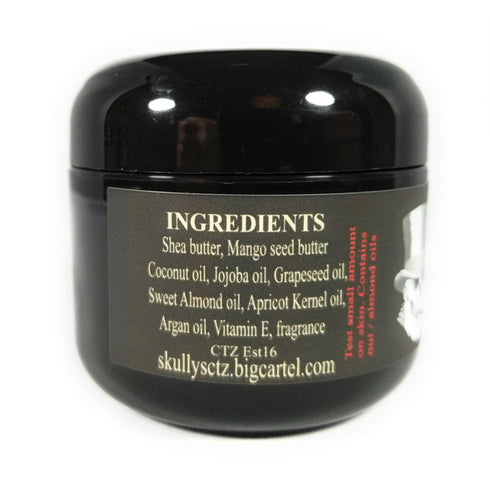 Skully's Pale Rider Unscented & Fragrance Free Beard Butter 2 oz. All Natural Soft Conditioning Butter for Men