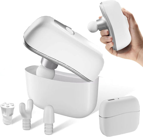 Integrated Design Mini Massage Gun Portable Deep Tissue Massager, Intelligent Pressure-sensing Brushless