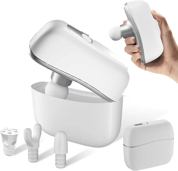 Integrated Design Mini Massage Gun Portable Deep Tissue Massager, Intelligent Pressure-sensing Brushless