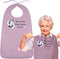 Funny Adult Bibs for Women & Men Washable Reusable Clothing Protectors for