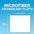 One Tap Only 6 Pack 6x7Inch 3 3 Microfiber Cleaning Cloths LintFree Lens & Screen Cleaner Eyeglass Camera Phone Tablet