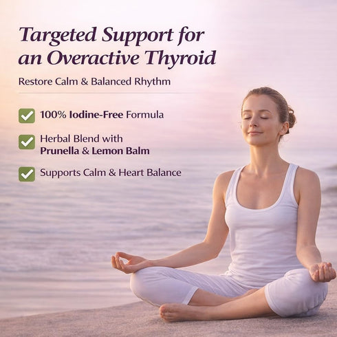 LIG Health Care Immune 60 LIG Thyroid Soothe Iodine-Free Formula for Overactive Thyroid Support - Heart & Digestive